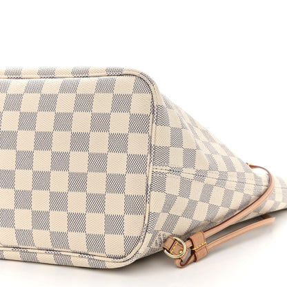 Louis Vuitton Damier Azur Neo Neverfull MM Rose Ballerine 11 of 11