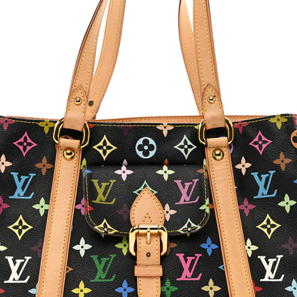 Louis Vuitton Monogram Multicolor Aurelia MM Black 5 of 9