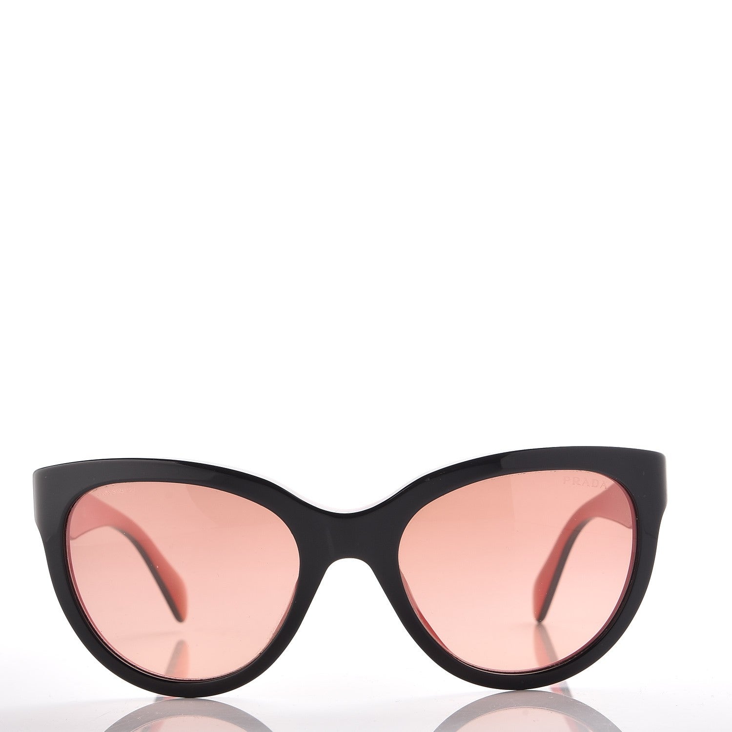 Prada Cat Eye Sunglasses SPR 05P Black Pink 221796 – FASHIONPHILE