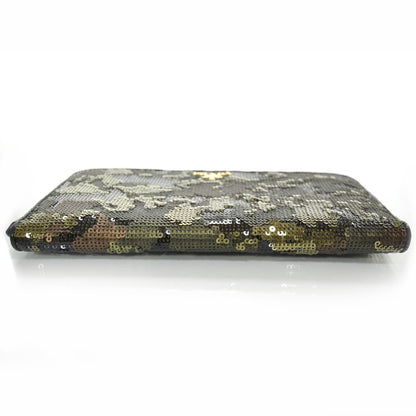 Prada Sequin Camouflage Continental Wallet Mimetico 4 of 8