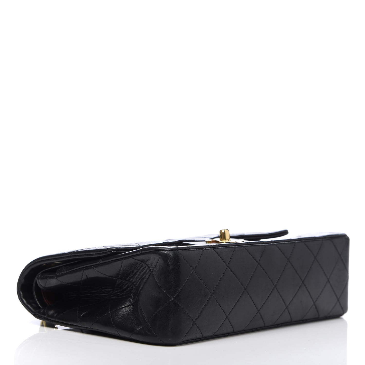 Chanel Lambskin Quilted Small Double Flap Black 4 of 11