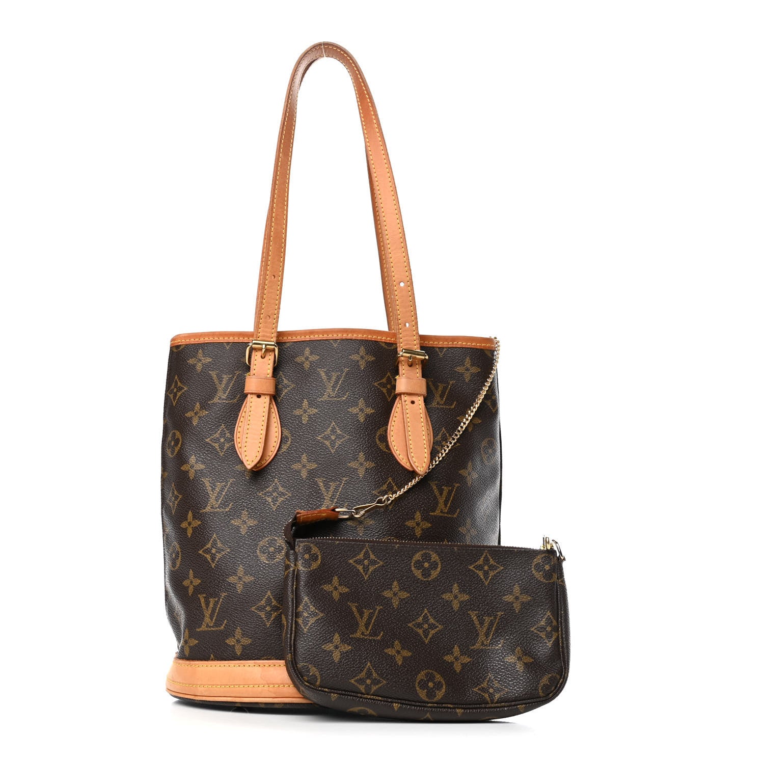 Louis Vuitton Monogram Petit Bucket 23 1 of 4