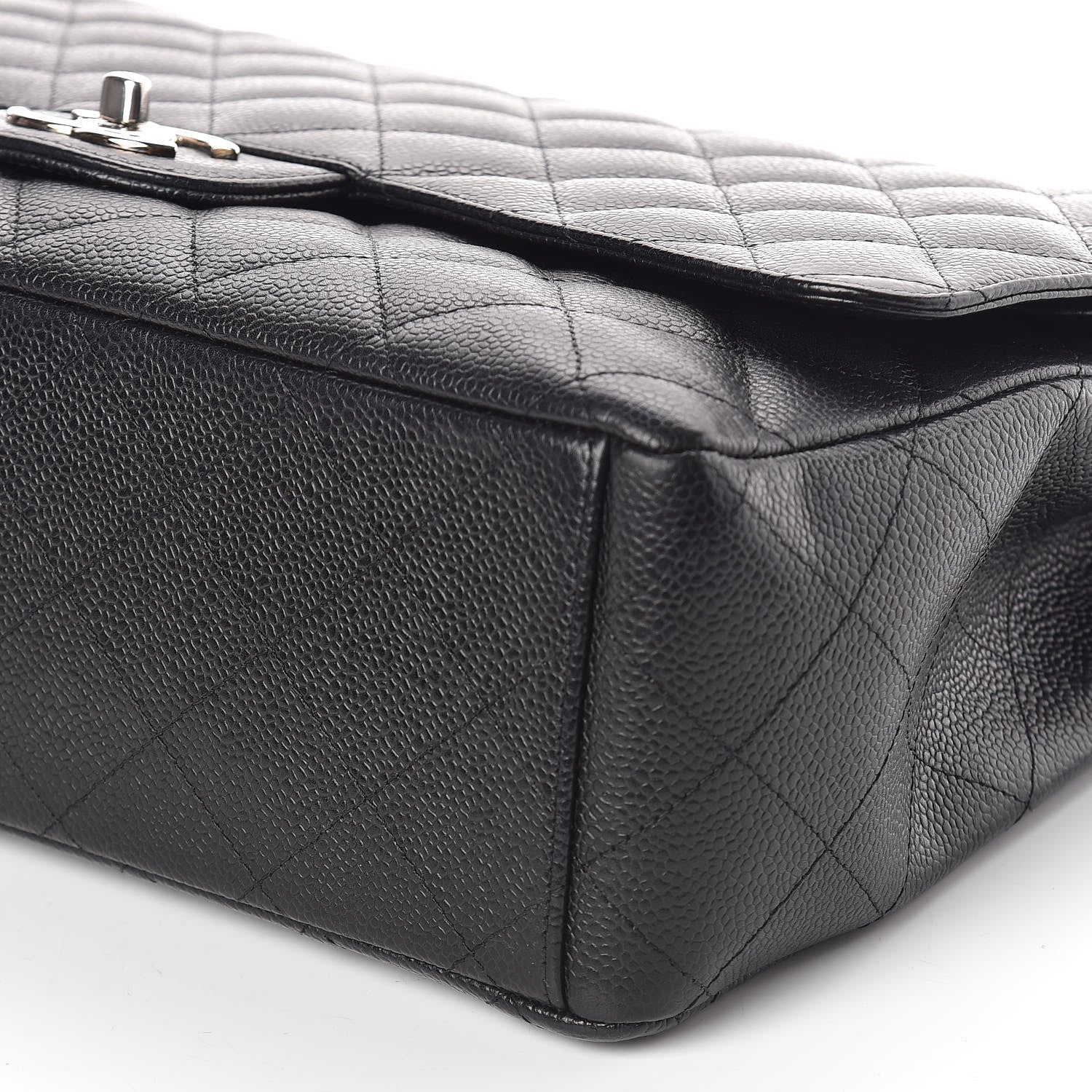 Chanel Caviar Quilted Maxi Double Flap Black 7 of 10