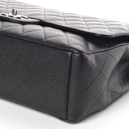 Chanel Caviar Quilted Maxi Double Flap Black 7 of 10