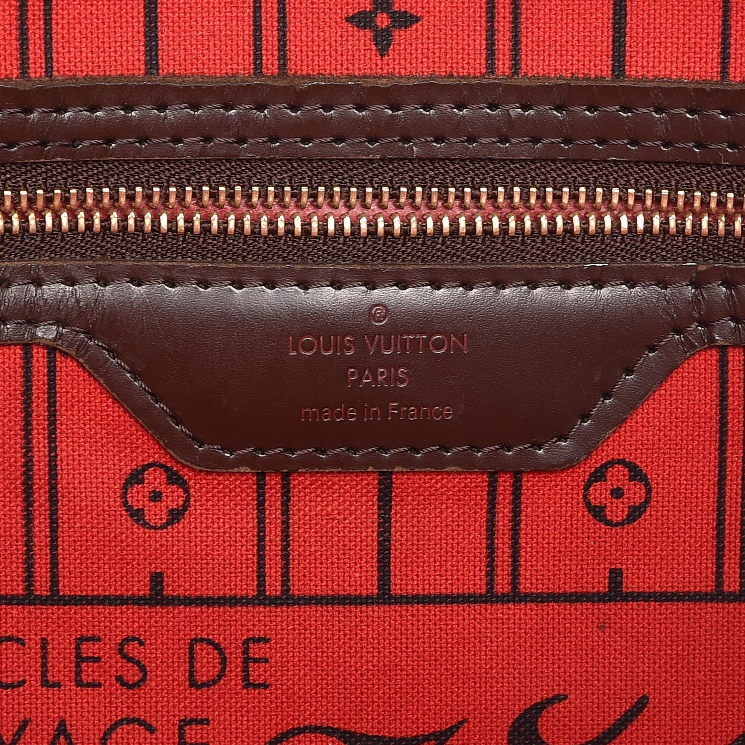 Louis Vuitton Damier Ebene Neverfull MM 6 of 21