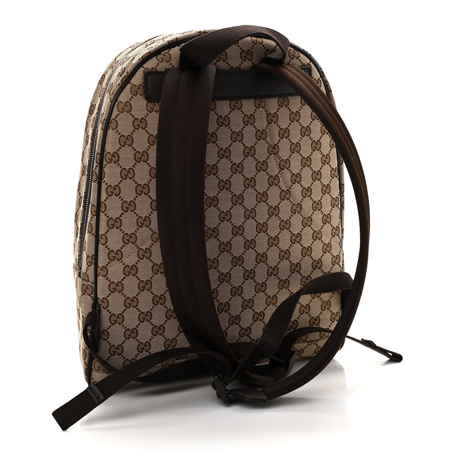 Gucci Monogram Travel Backpack Dark Brown 3 of 10
