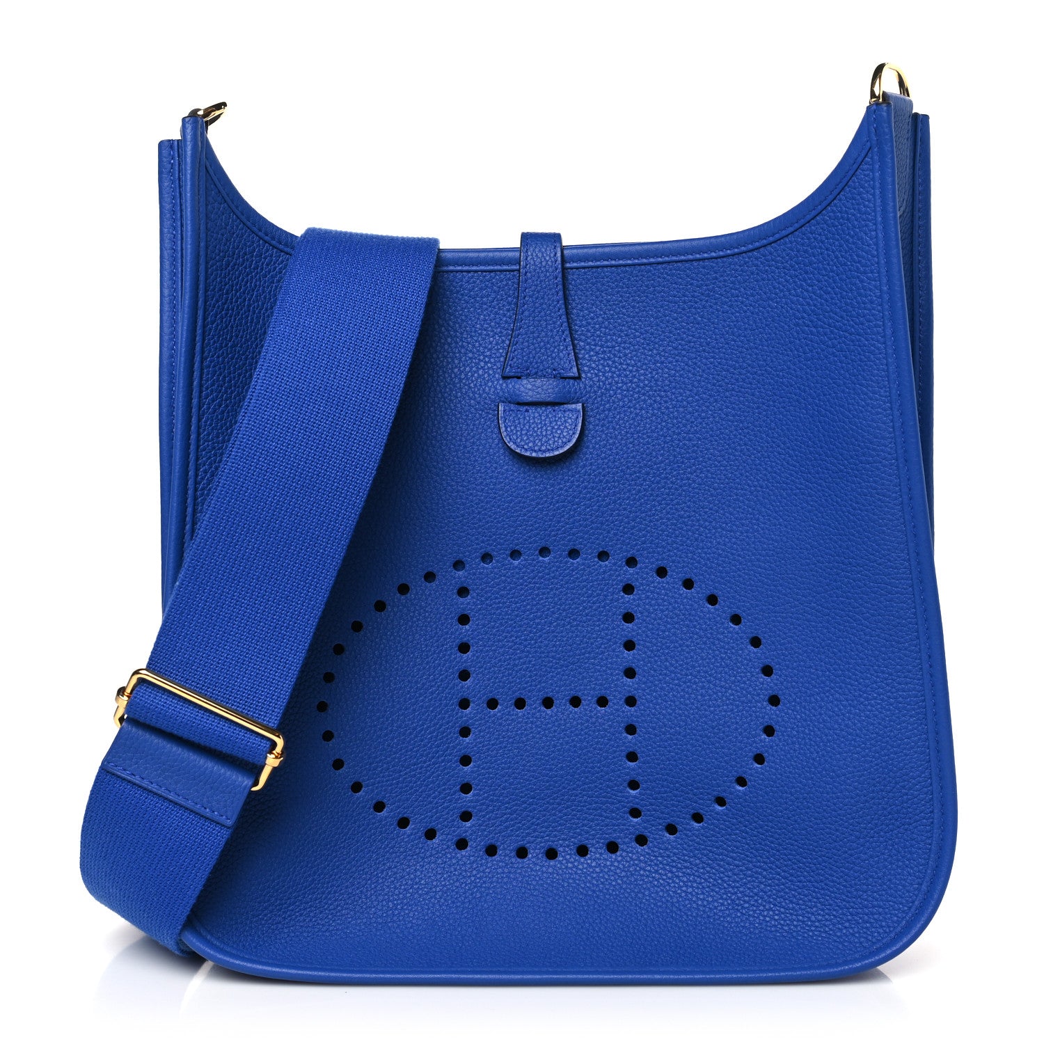 Hermes Taurillon Maurice Evelyne III PM Bleu Royal 1 of 10