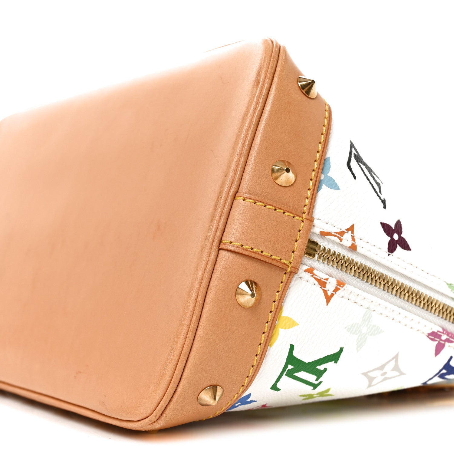 Louis Vuitton Monogram Multicolor Alma White 9 of 10