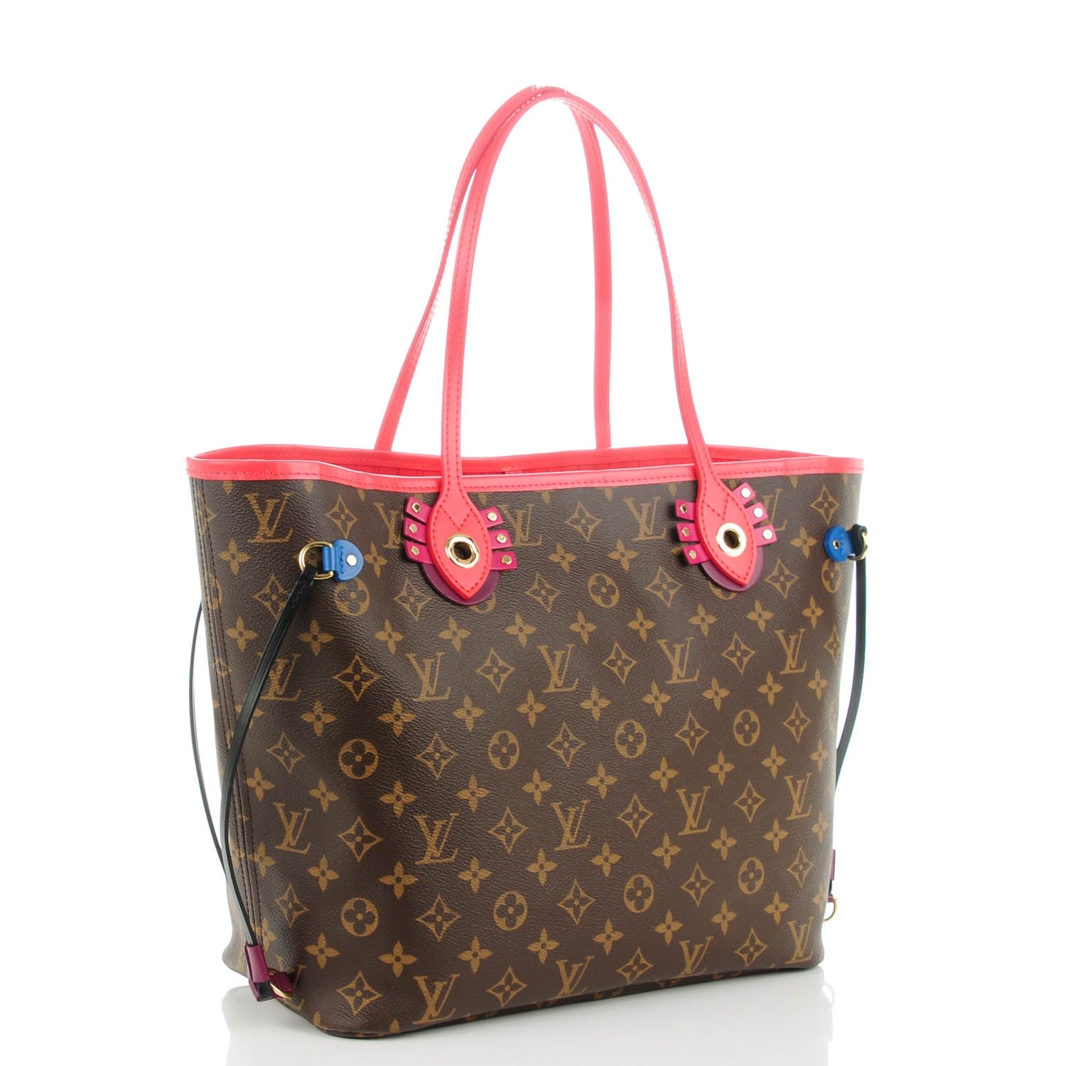 Louis Vuitton Monogram Totem Neo Neverfull MM Flamingo 4 of 8
