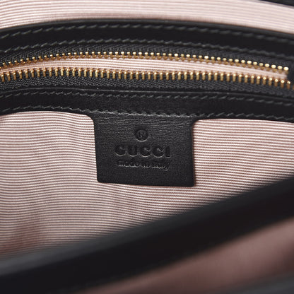 Gucci Suede Medium Arli Flap Shoulder Bag Black 5 of 9
