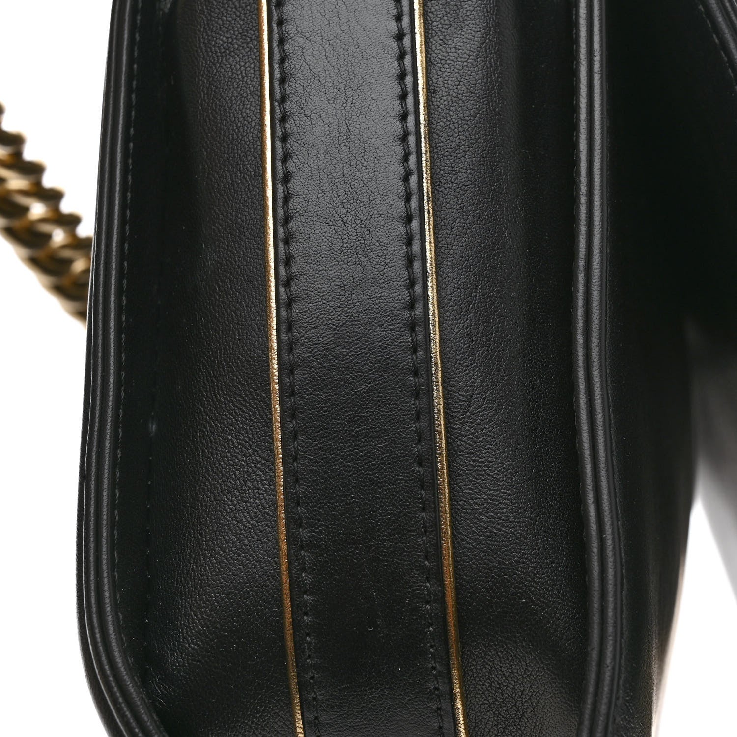 Chanel Braided Sheepskin New Medium Boy Flap Black Gold 16 of 17