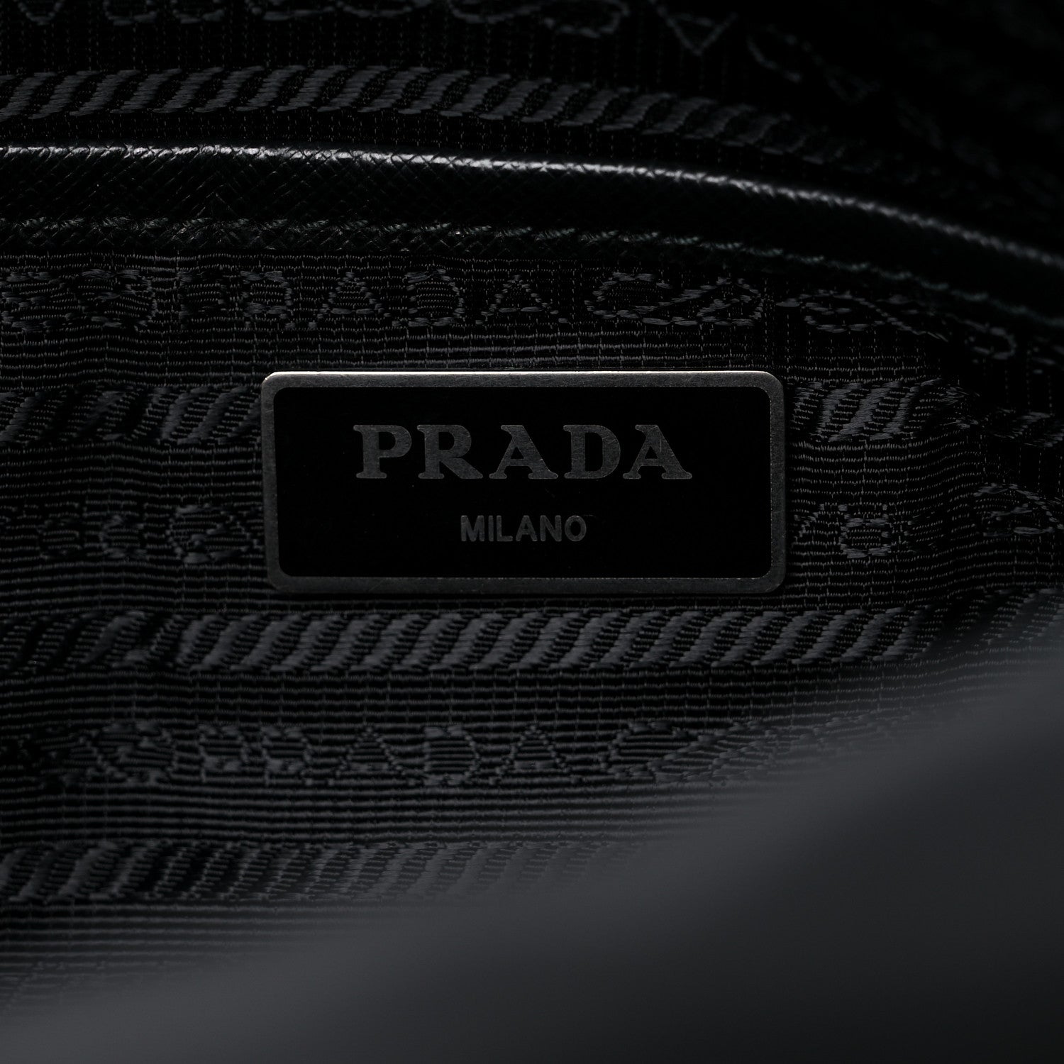 Prada Nylon New Vela Studded Messenger Black 6 of 11