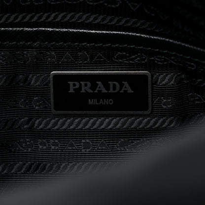 Prada Nylon New Vela Studded Messenger Black 6 of 11