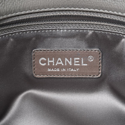 Chanel Grained Calfskin Mademoiselle Lock Bijoux Chain Flap Grey 6 of 10