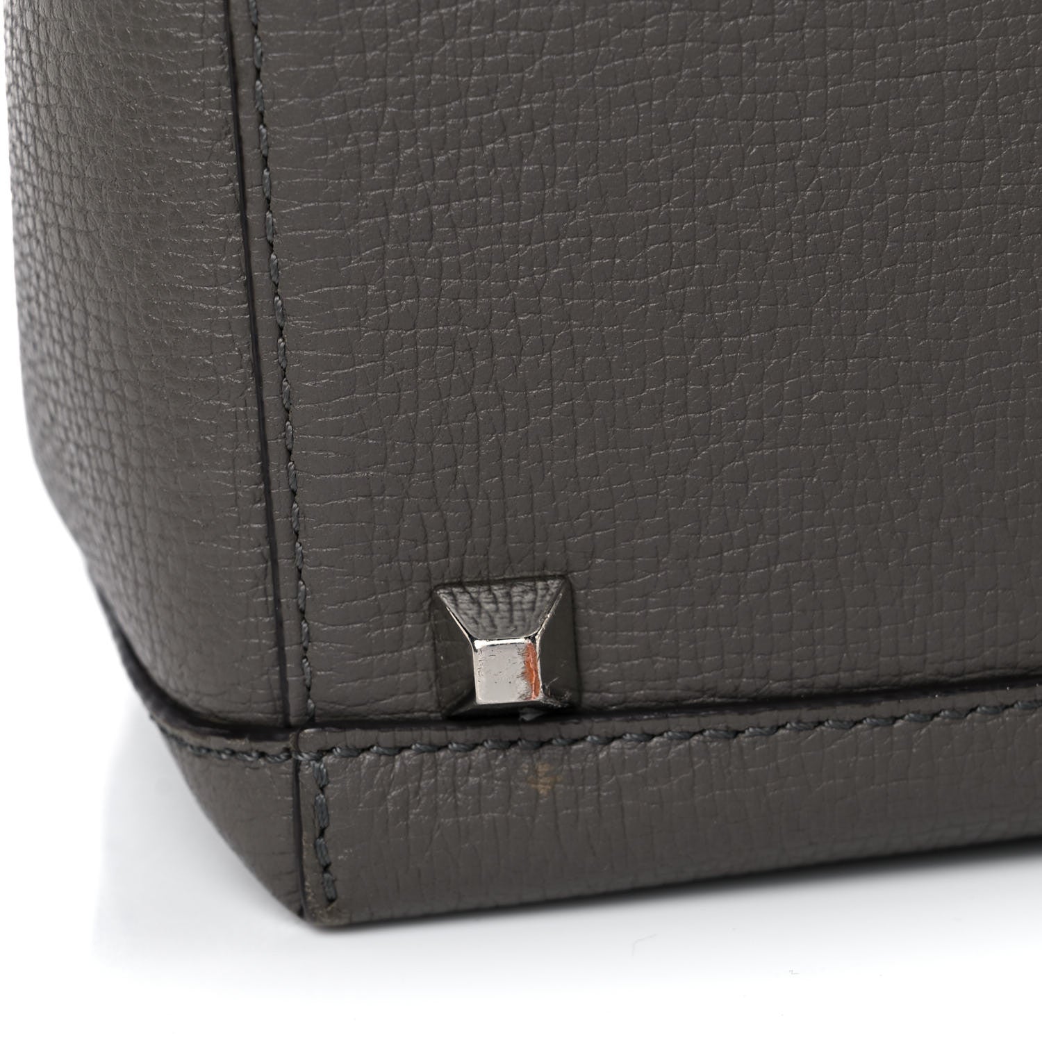 MCM Grained Calfskin Sarah Medium Visetos Hobo Grey 18 of 18