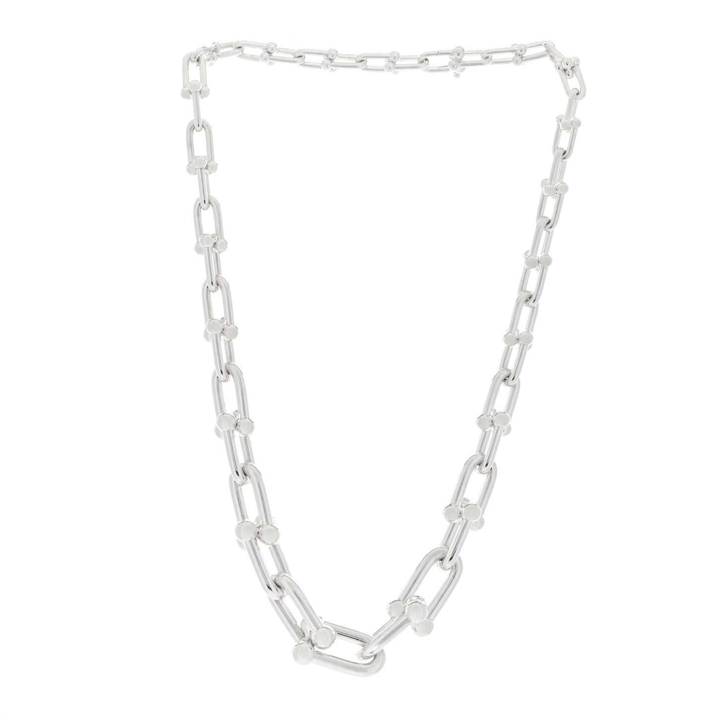 Sterling Silver HardWear Graduated Link Necklace