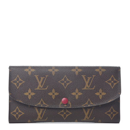 Louis Vuitton Monogram Emilie Wallet Fuchsia 1 of 5