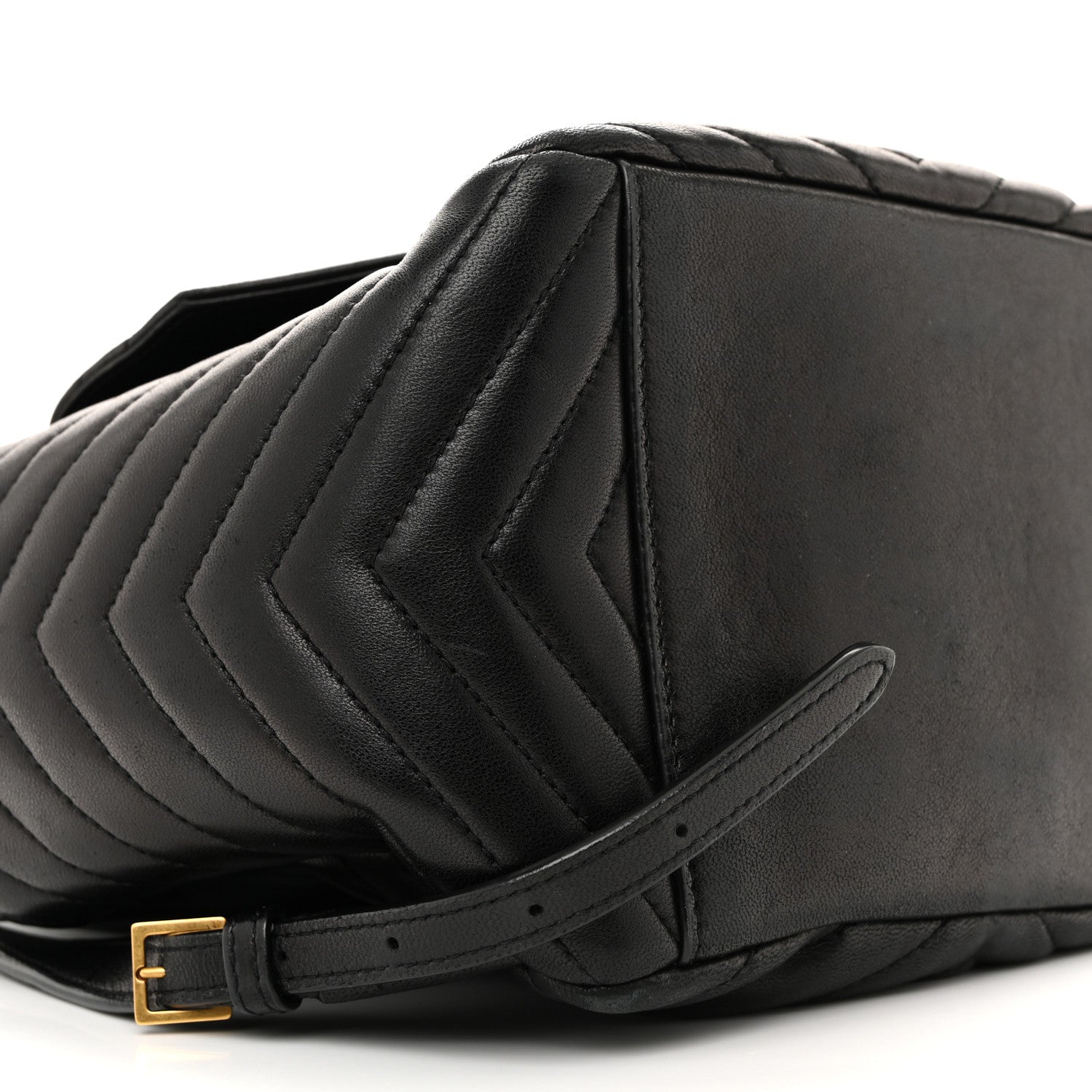 Saint Laurent Lambskin Matelasse Monogram Joe Backpack Black 9 of 10