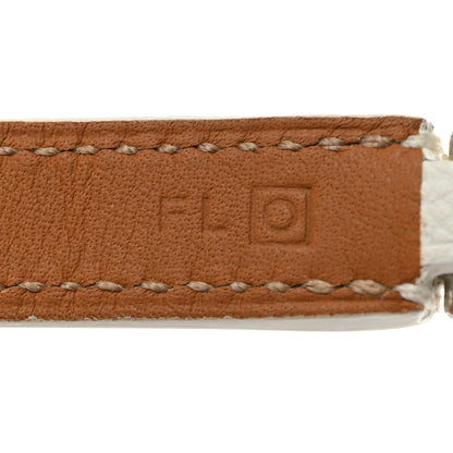 Hermes Epsom Rivale Double Tour Bracelet M White 6 of 6