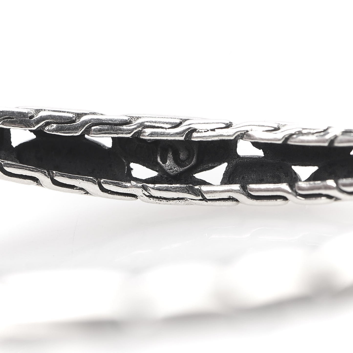 Sterling Silver Kali Slim Curved Bangle Bracelet Set of 3