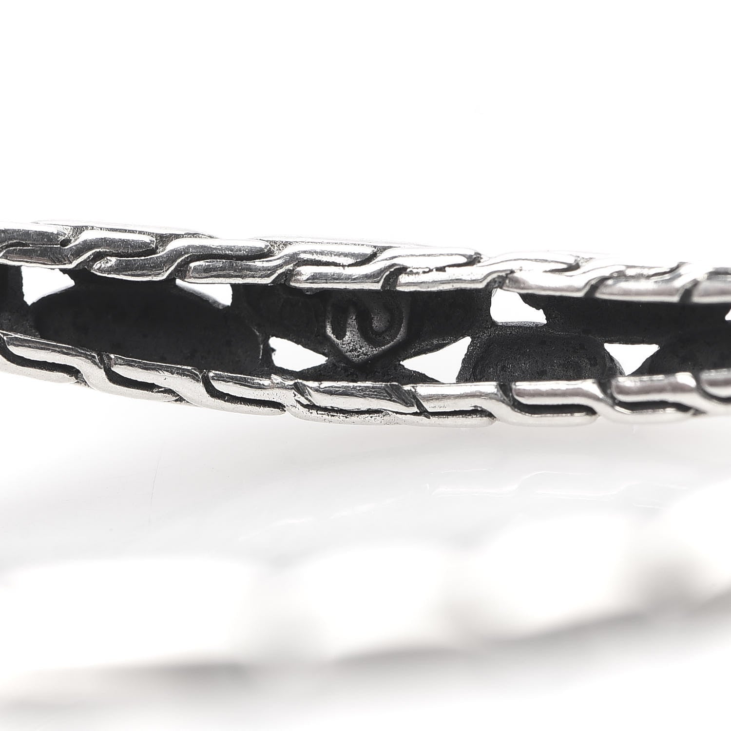 John Hardy Sterling Silver Kali Slim Curved Bangle Bracelet Set of 3 5 of 5