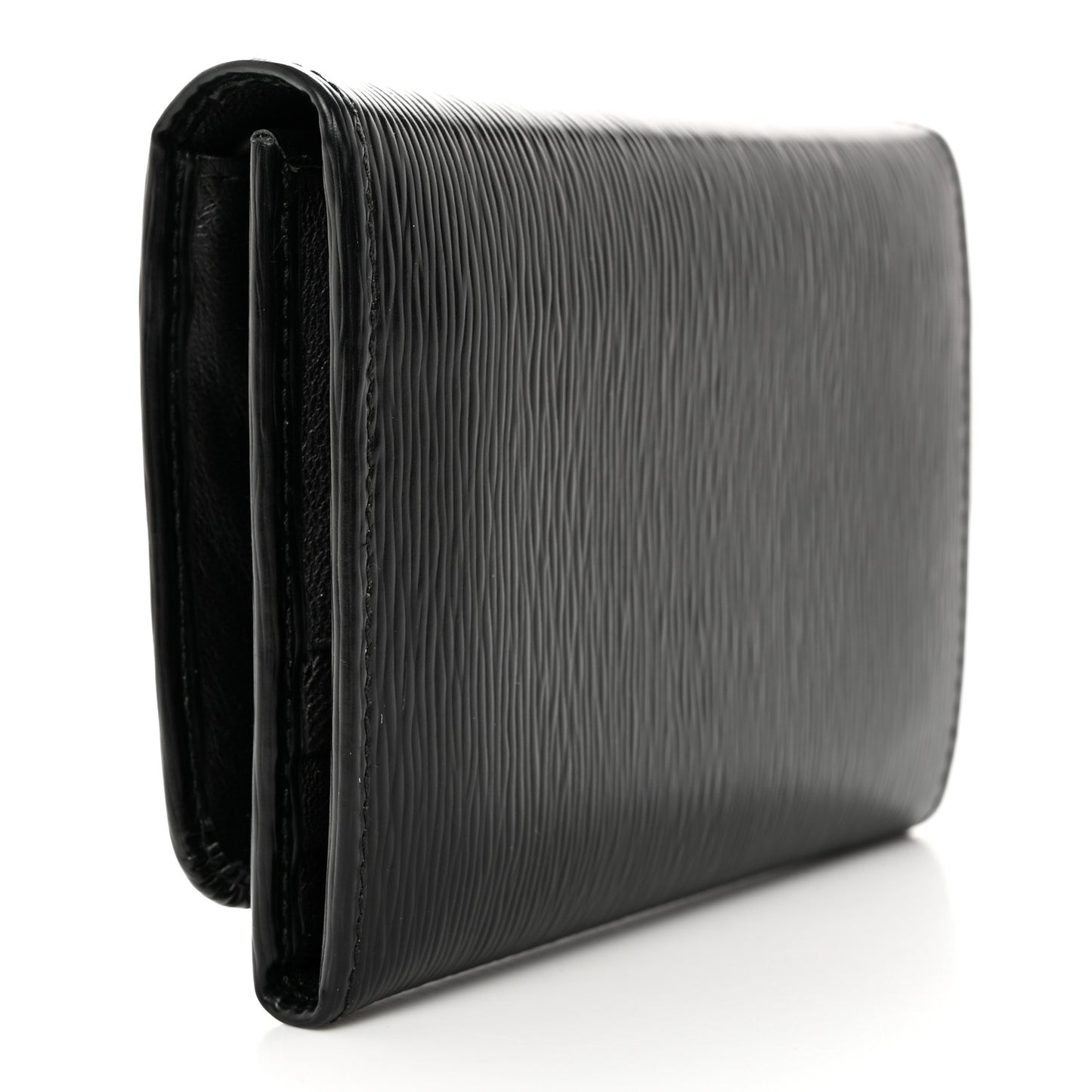 Vitello Move Tri-Fold Compact Wallet Black