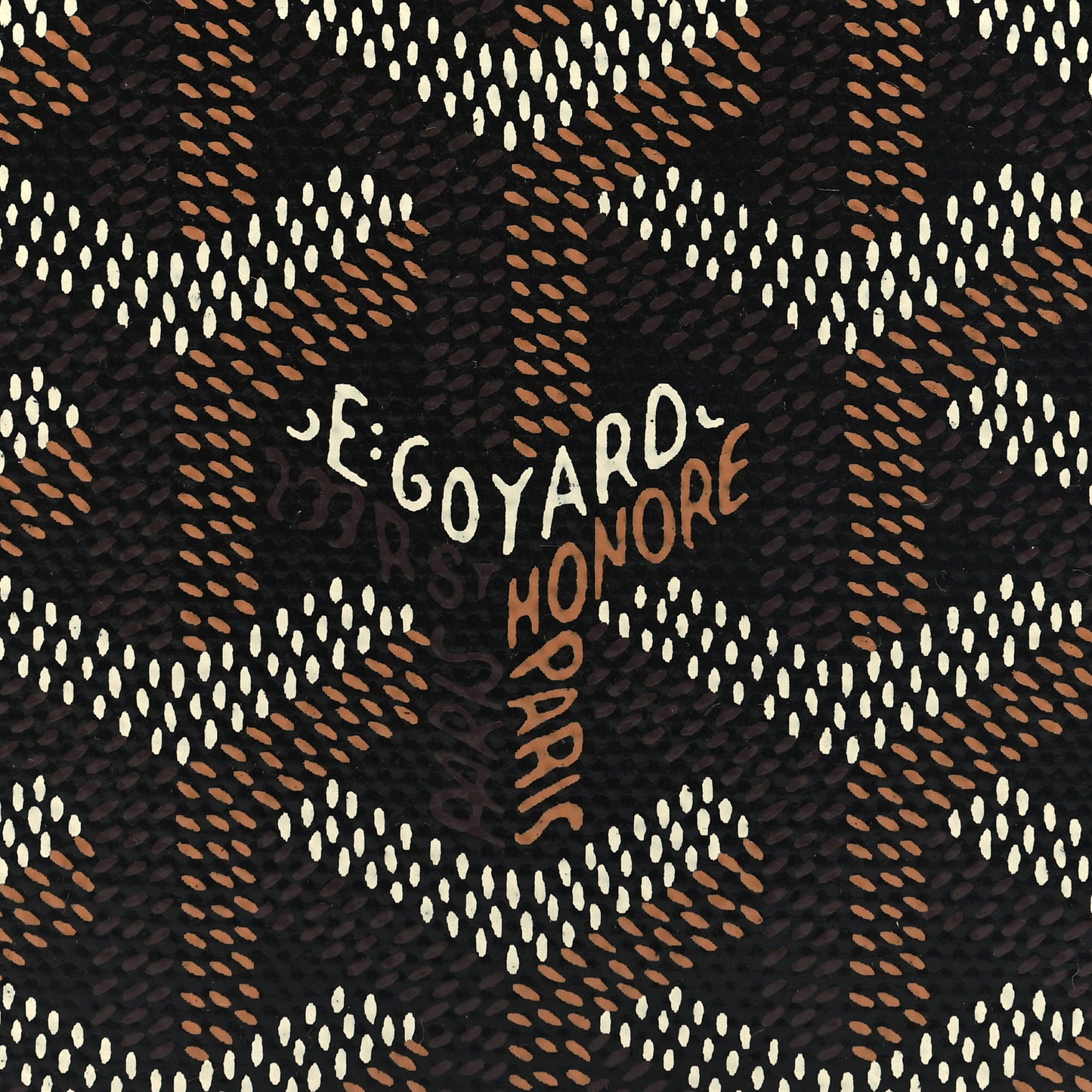 Goyardine Saint Pierre Card Holder Black