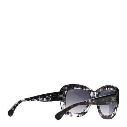 Chanel Acetate Square Plaid Frame Sunglasses 5324 Grey 3 of 7
