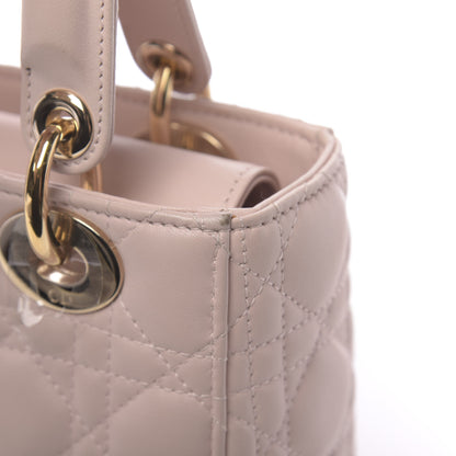 Christian Dior Lambskin Cannage Small Lucky Badges My Lady Dior Pink 8 of 19