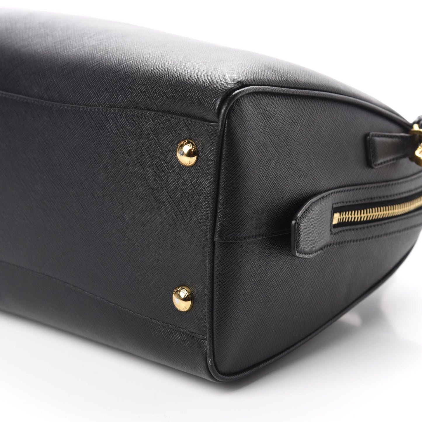 Saffiano Lux Bowler Black