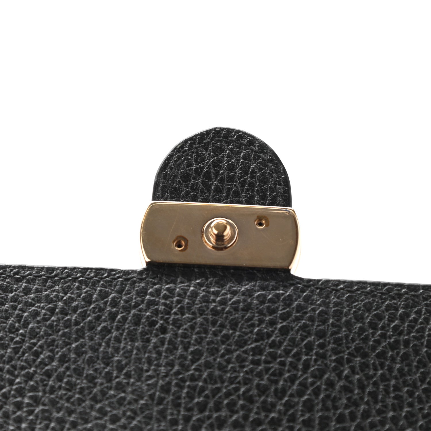 Gucci Dollar Calfskin Interlocking G Chain Wallet Black 15 of 15