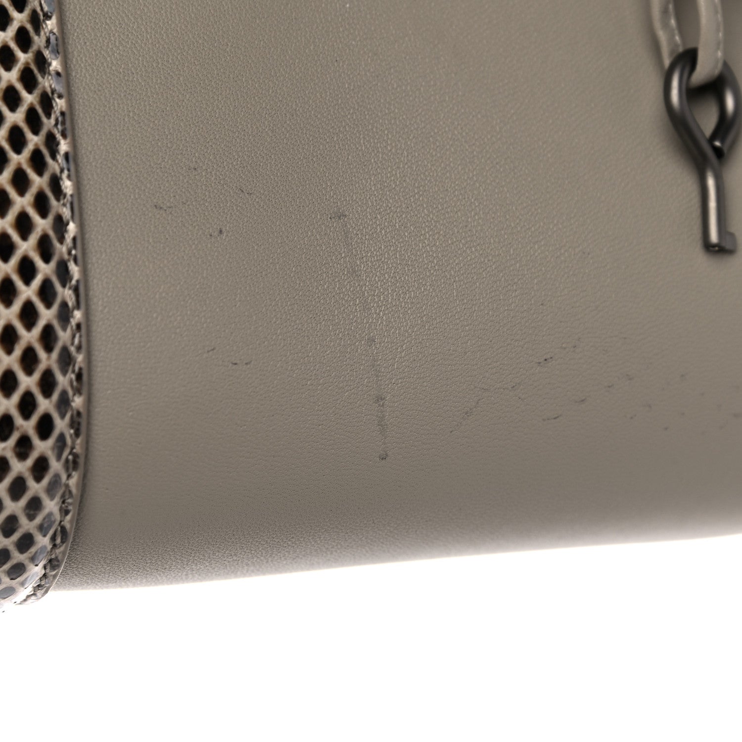 Bottega Veneta Nappa Intrecciato Snakeskin Small Flow Wave Tote Mink 14 of 18