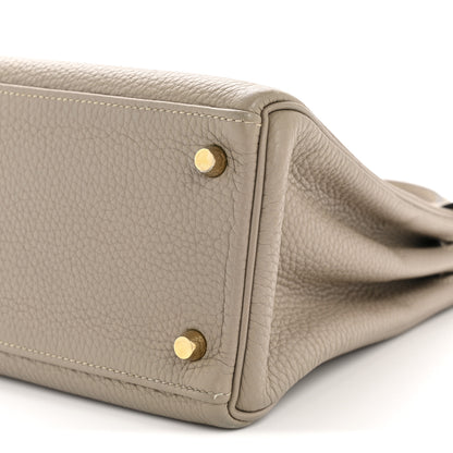 Hermes Togo Kelly Retourne 28 Gris Tourterelle 10 of 12