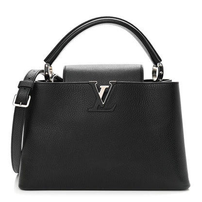 Louis Vuitton Taurillon Capucines PM Black 1 of 10
