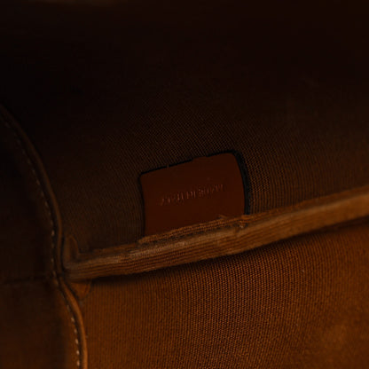 Celine Triomphe Canvas Calfskin Small Bucket Bag Tan 6 of 8