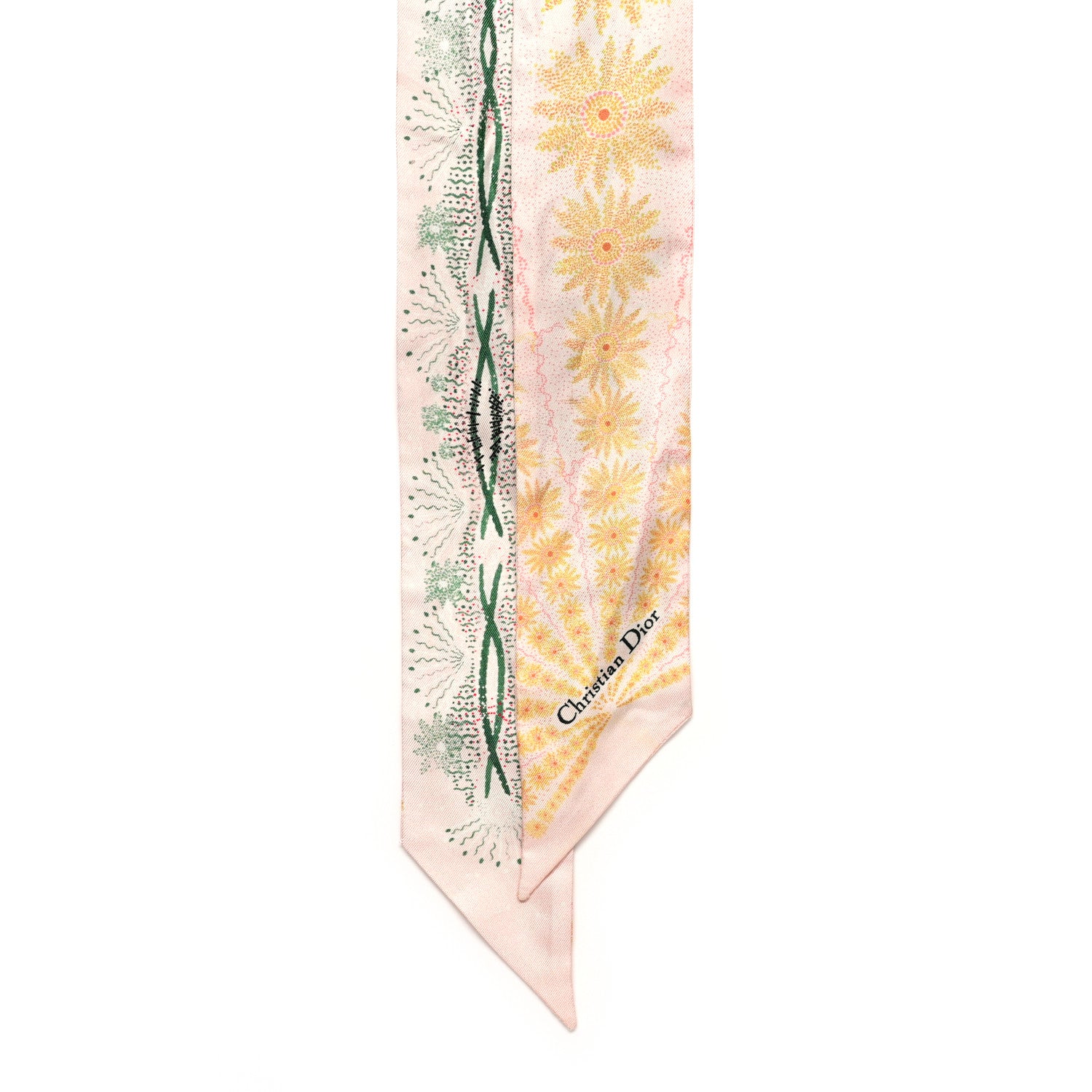 Christian Dior Silk Mitzah Scarf 2 of 8