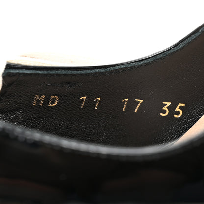 Christian Dior Patent Ribbon J'Adior Slingback 100mm Pumps 35 Black 8 of 9