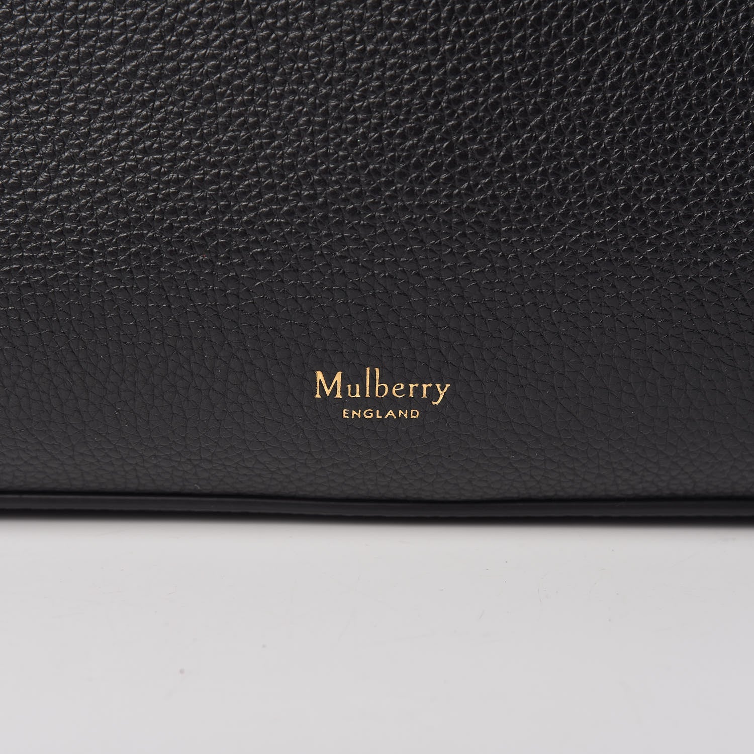 Mulberry Small Classic Grain Calfskin Seaton Black 12 of 14