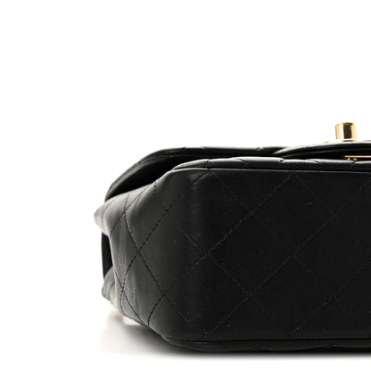 Chanel Lambskin Quilted Mini Square Flap Black 9 of 10