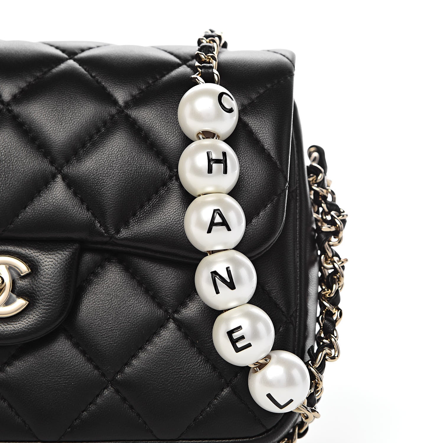 Chanel Lambskin Quilted Small My Precious Flap Black 10 of 12