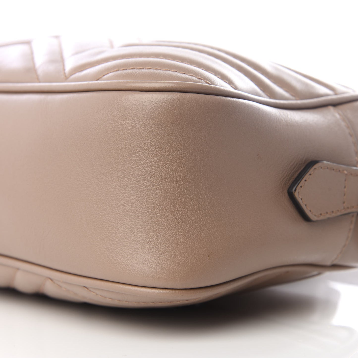 Calfskin Matelasse Small GG Marmont Chain Shoulder Bag Porcelain Rose
