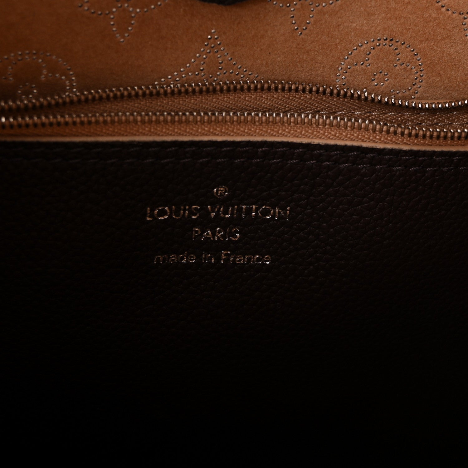 Louis Vuitton Mahina Carmel Hobo Chocolate 6 of 10