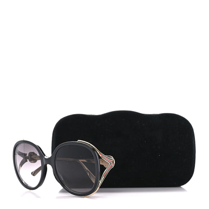 Gucci Round Frame Injected GG0226S Sunglasses Black 8 of 8