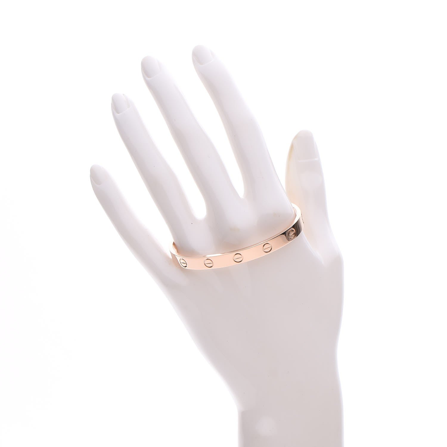 Cartier 18K Pink Gold LOVE Cuff Bracelet 16 2 of 6
