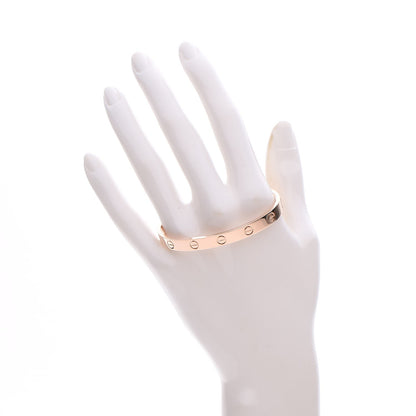 Cartier 18K Pink Gold LOVE Cuff Bracelet 16 2 of 6
