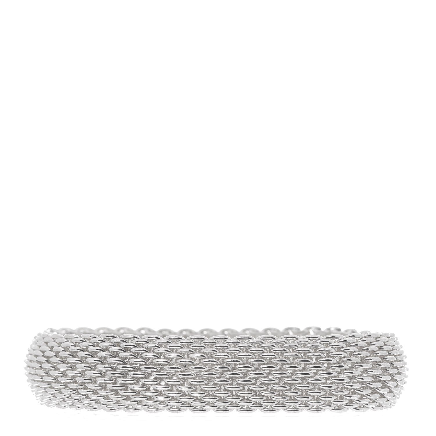 Tiffany Sterling Silver Somerset Mesh Bracelet 1 of 4