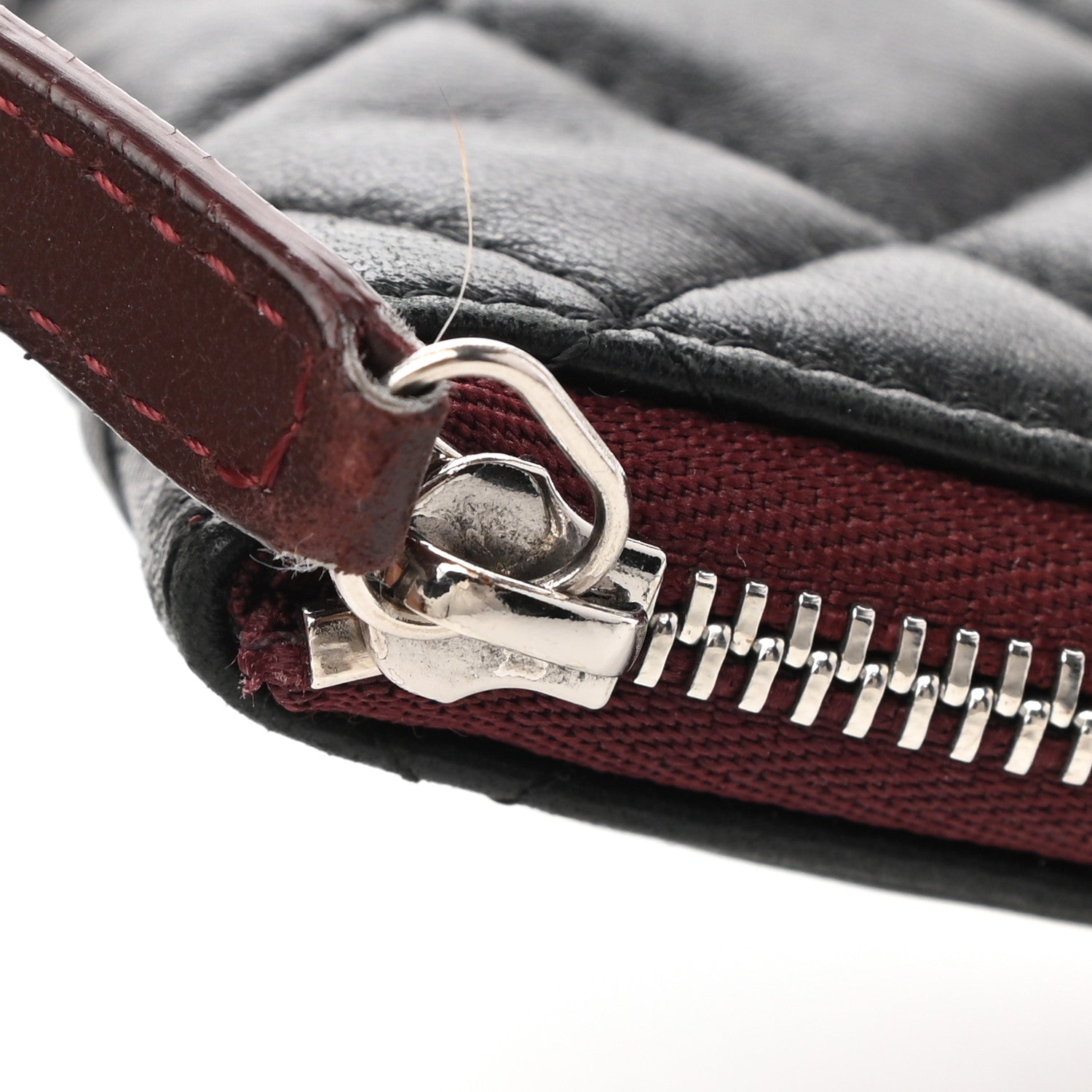 Chanel Lambskin Quilted Small Cosmetic Case Black 6 of 10