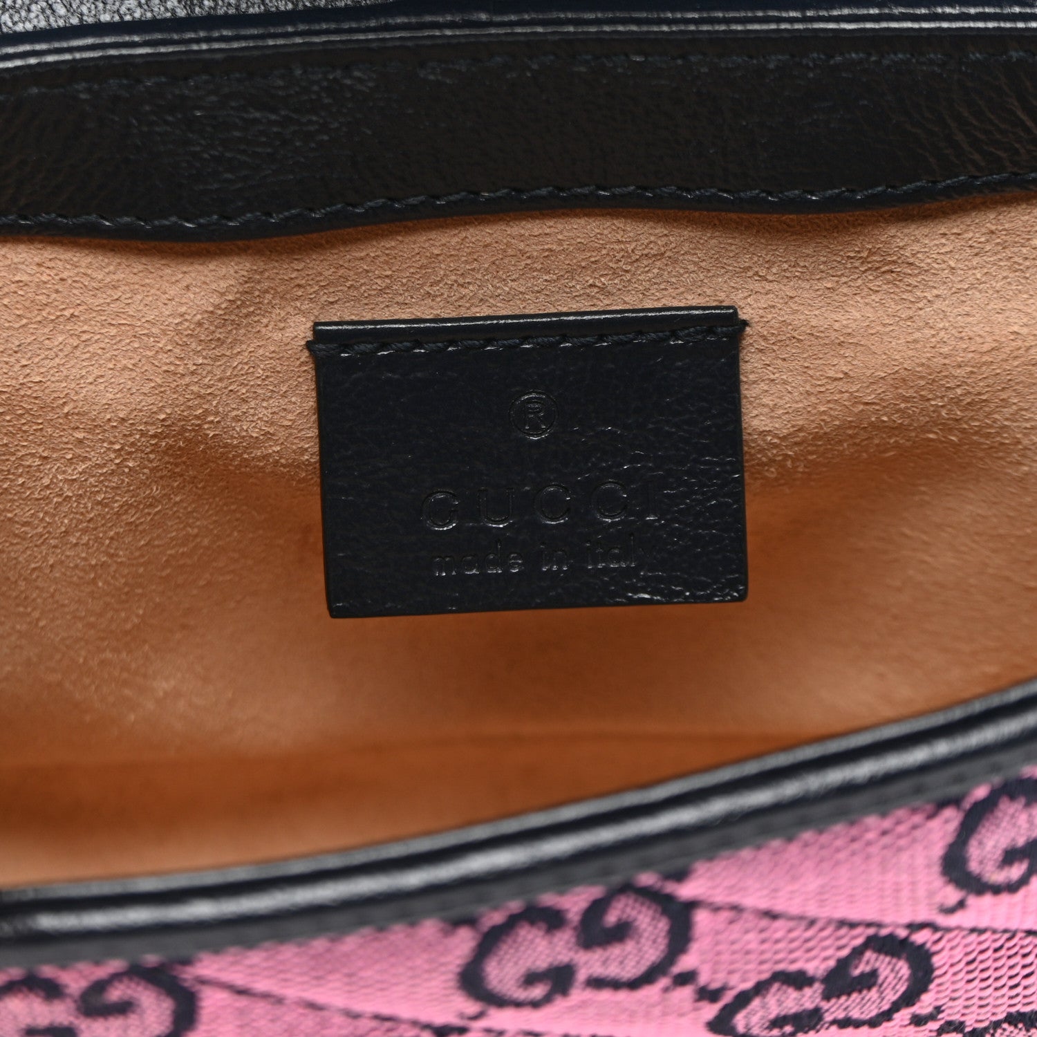 Gucci Monogram Multicolor Matelasse Diagonal Super Mini GG Marmont Shoulder Bag Pink Blue 6 of 11