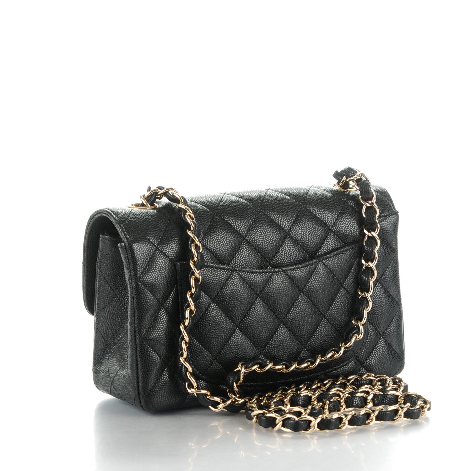 Chanel Caviar Quilted Mini Rectangular Flap Black 3 of 8