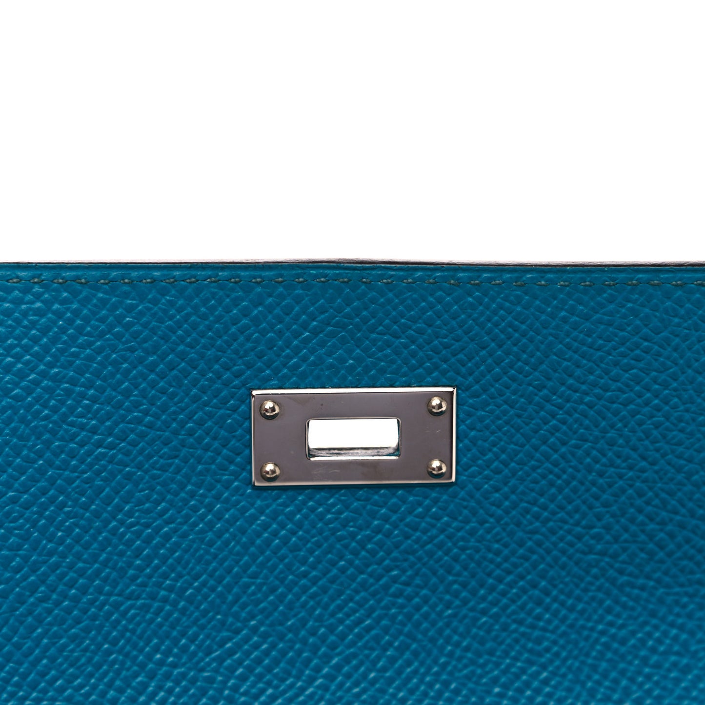 Epsom Kelly Longue Wallet Bleu Izmir